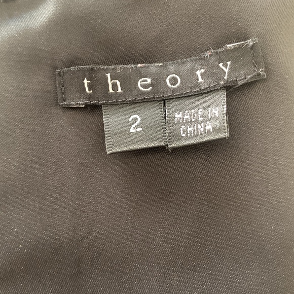 Theory Black Mini Dress - Picture 3 of 5